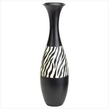 siyah vazo, büyük aksesuar örneği