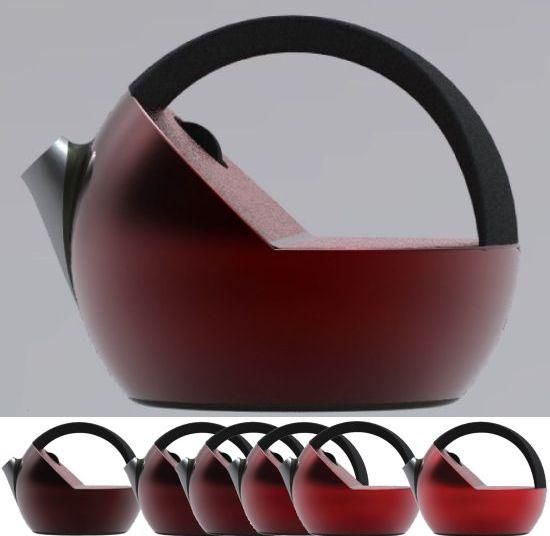 kırmızı kettle modeli, modern su ısıtıcı modeli, kettle dizayn