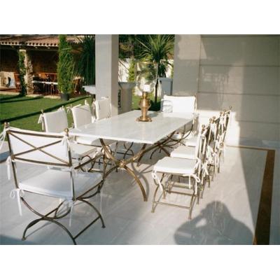 minimal balkon dizayn,  beyaz balkon mobilya örneği