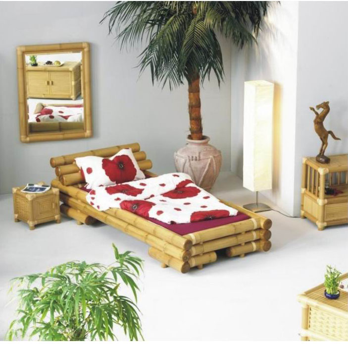 bambu yatak tasarımı · Dekorasyon, Ev Dekorasyonu, Ev Tasarımı Döşemesi