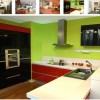 Gülen mutfak renk dizay