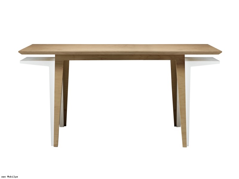 Ahşap kullanışlı masa zen mobilya tasarımları