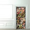 Kitaplık kapı sticker tasarımı
