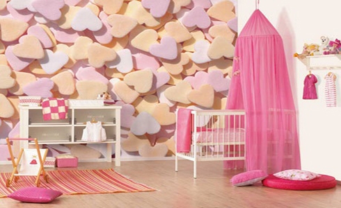 Üç boyutlu çocuk odası duvar kağıdı tasarımları