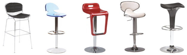 Renkli bar sandalyesi modelleri