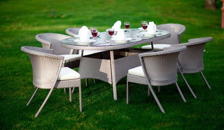 Modern bahçe masa takımı
