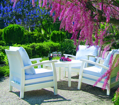 Beyaz şık mudo concept bahçe mobilyası