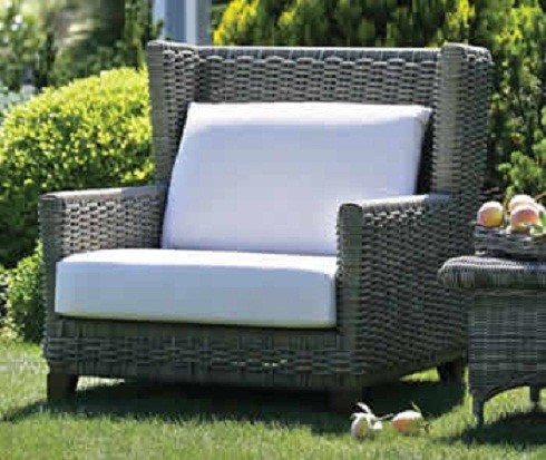 Tekli koltuk  bahçe mobilyası modeli